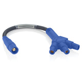Soft 3-Fer Adapter, 24” Cable, Male-Female-Female-Female - LEVITON Rhino-hide