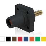 16 Series CAM Female Threaded Stud Panel Connectors - LEVITON Rhino-hide