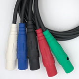 Stage cable banded 5 wire #2 cam lock