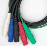 Stage cable banded 5 wire #2 cam lock