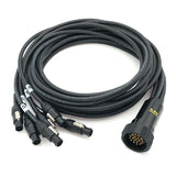Libra Power® 19 Pin Socapex style Break-Out assembly 6'