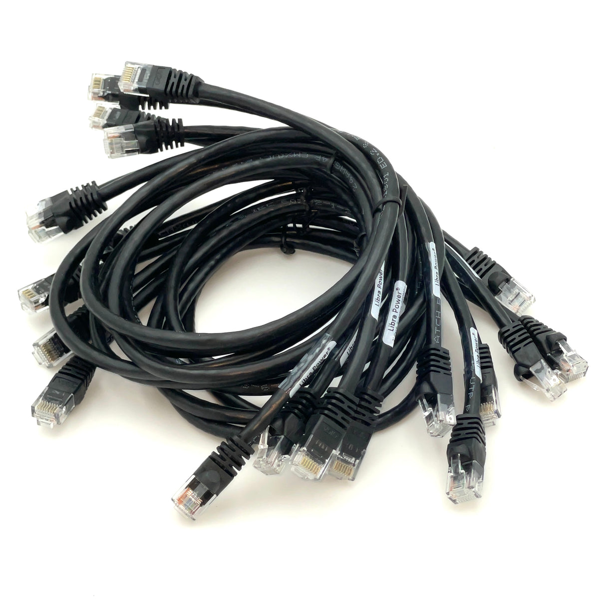 Cat6 Ethernet RJ45-RJ45 UTP 24AWG Extension 2'-200' – Libra Cable ...