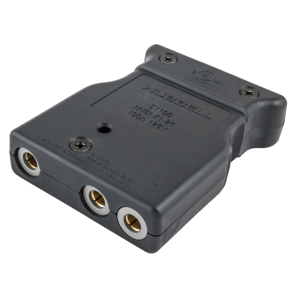 Hubbell Inline Stage Pin (100A/125V) Female HBL100SPF – Libra Cable ...
